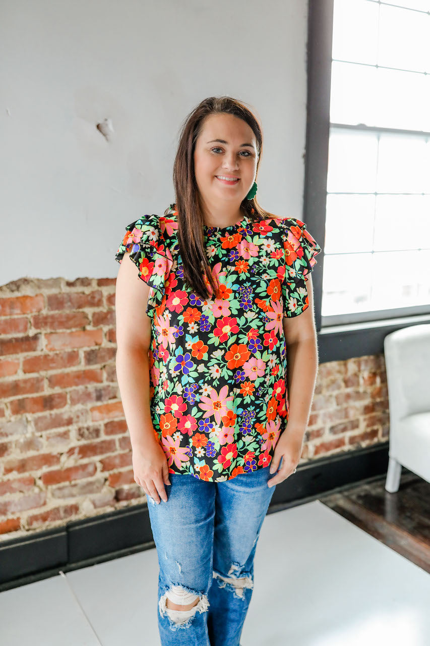 The Cheyenne Floral Top